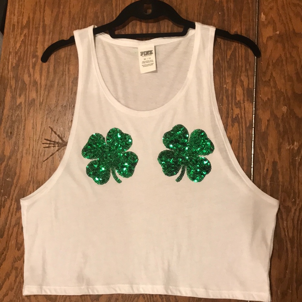 Victoria Secret St. Patrick’s Day Shamrock tank🍀